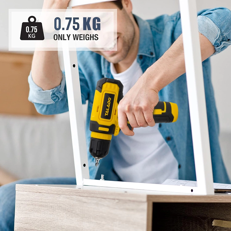 8V Mini Cordless Drill Type C Fast Charge Үй Power Drill